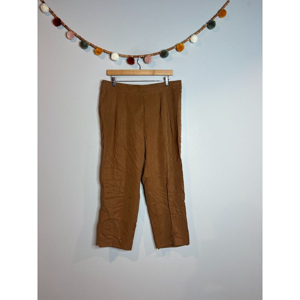 Chico's tan brown trouser Skimmer pants